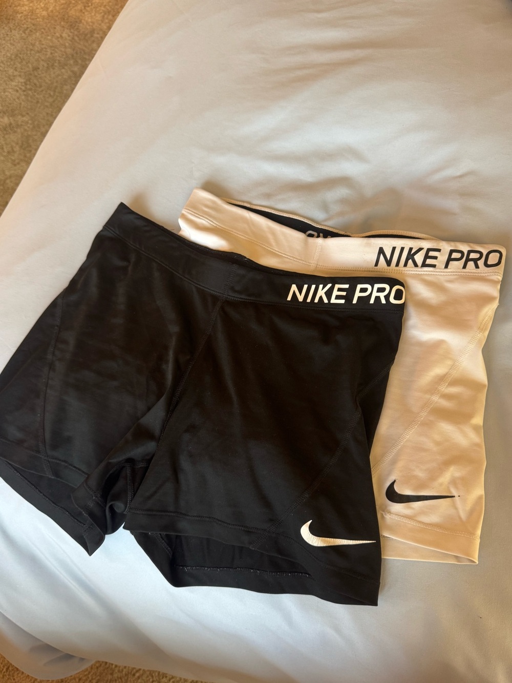 Nike Pro Compression Shorts- Black and White